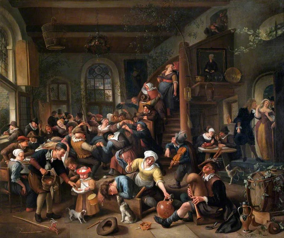 La danse des œufs - Jan Steen image 1 reproduction d’œuvre d’art à l’huile