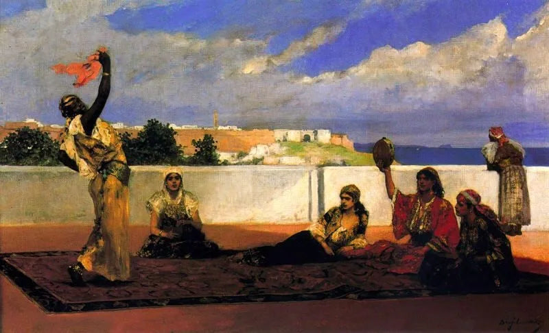 La Danse du foulard - Jean-Joseph Benjamin-Constant image 1 tableau peint à l’huile sur toile