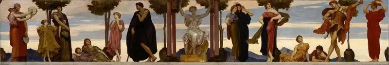 La danse - Frederic Leighton image 1 copie peinte à la main à l’huile