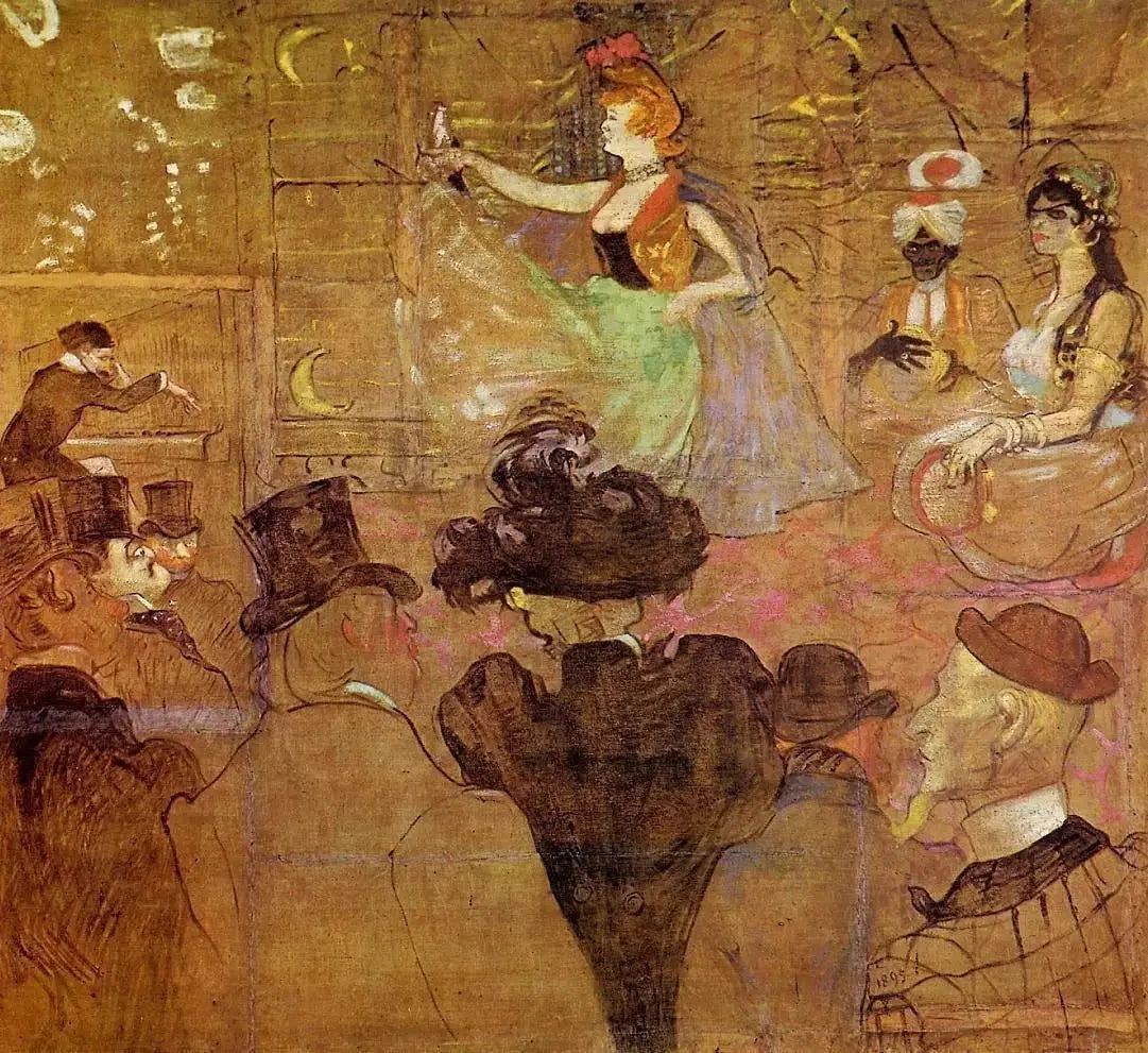 La Danse mauresque - Henri de Toulouse-Lautrec image 1 reproduction d’œuvre d’art à l’huile