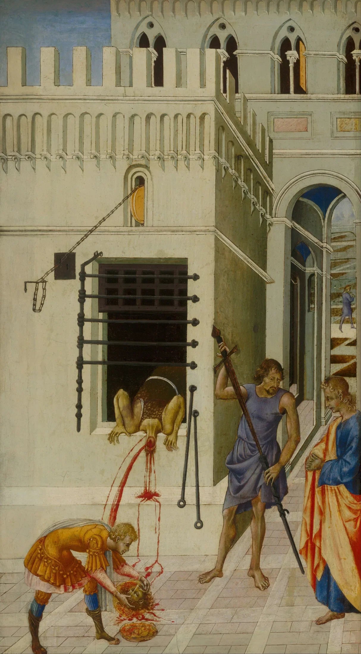 La décapitation de saint Jean-Baptiste - Giovanni di Paolo image 1 tableau peint à l’huile sur toile