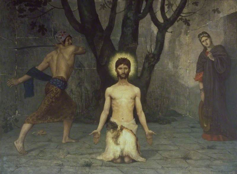 La décapitation de saint Jean-Baptiste - Pierre Puvis de Chavannes image 1 reproduction artisanale de tableau