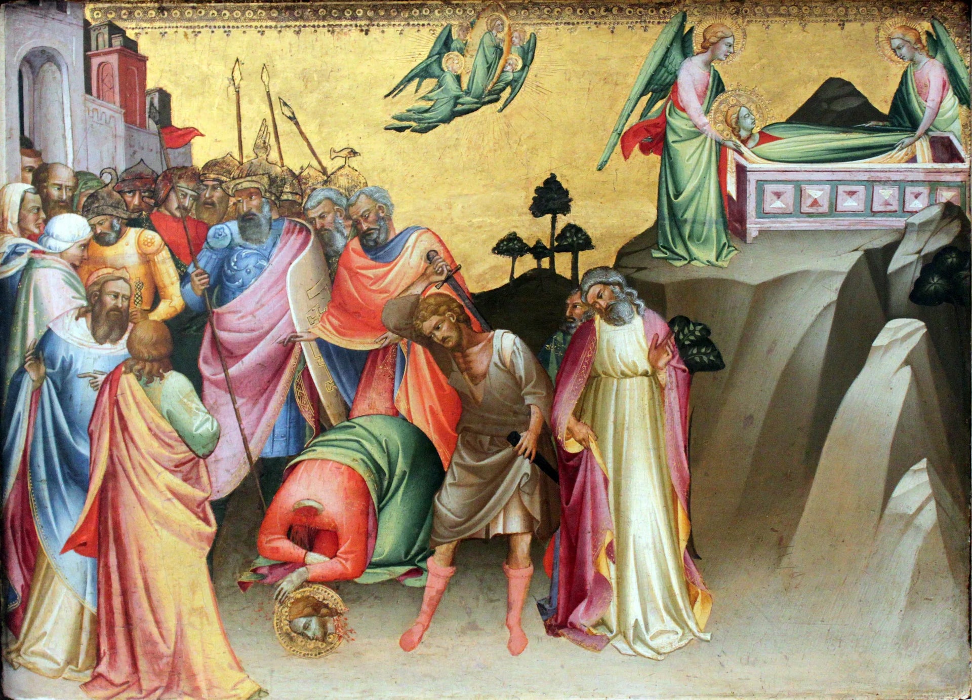 La décapitation de sainte Catherine d'Alexandrie - Lorenzo Monaco image 1 reproduction d’œuvre d’art à l’huile