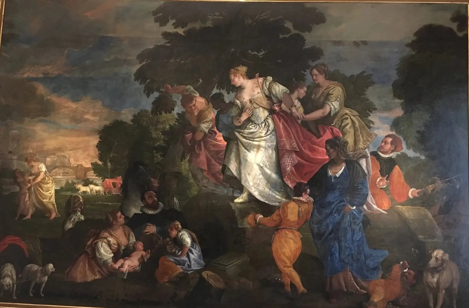 La découverte de Moïse - Paul Véronèse image 1 reproduction réalisée par Alpha Reproduction
