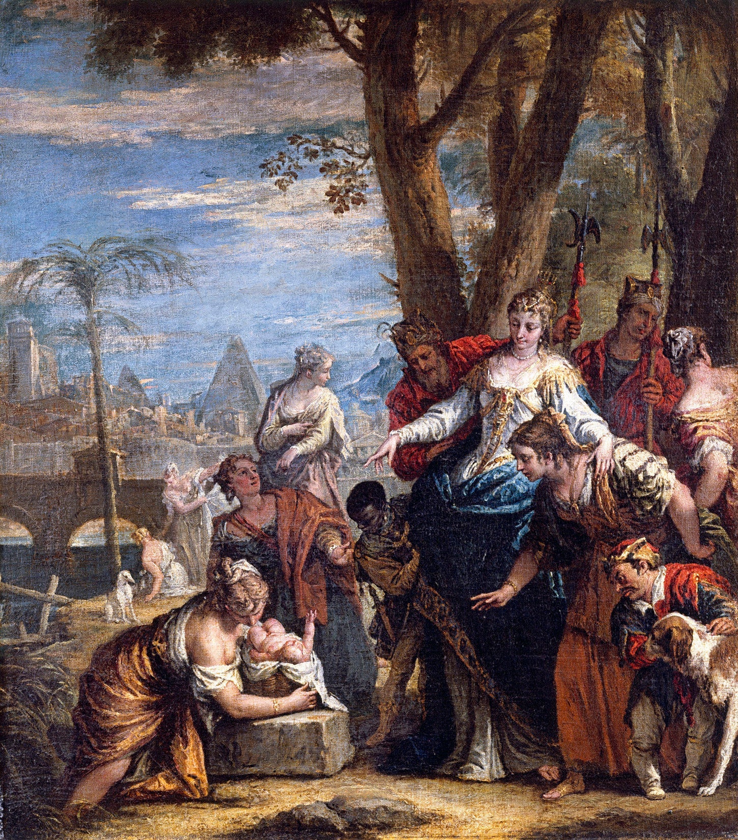 La découverte de Moïse - Sebastiano Ricci image 1 reproduction d’œuvre d’art à l’huile