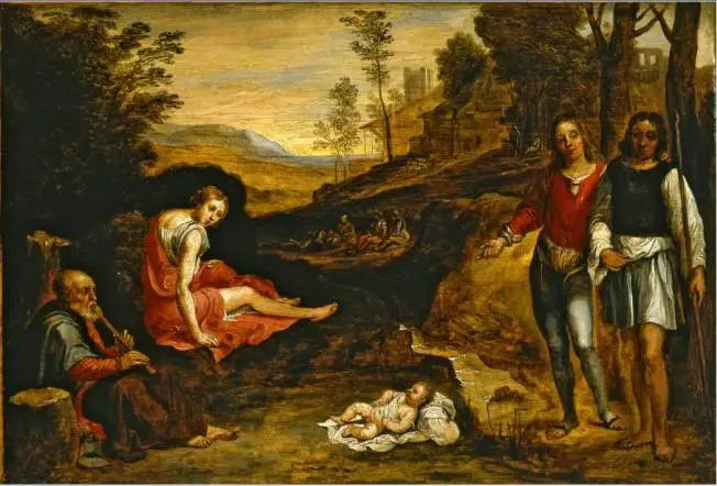 La découverte de Paris - David Teniers le Jeune image 1 reproduction de peinture à l’huile