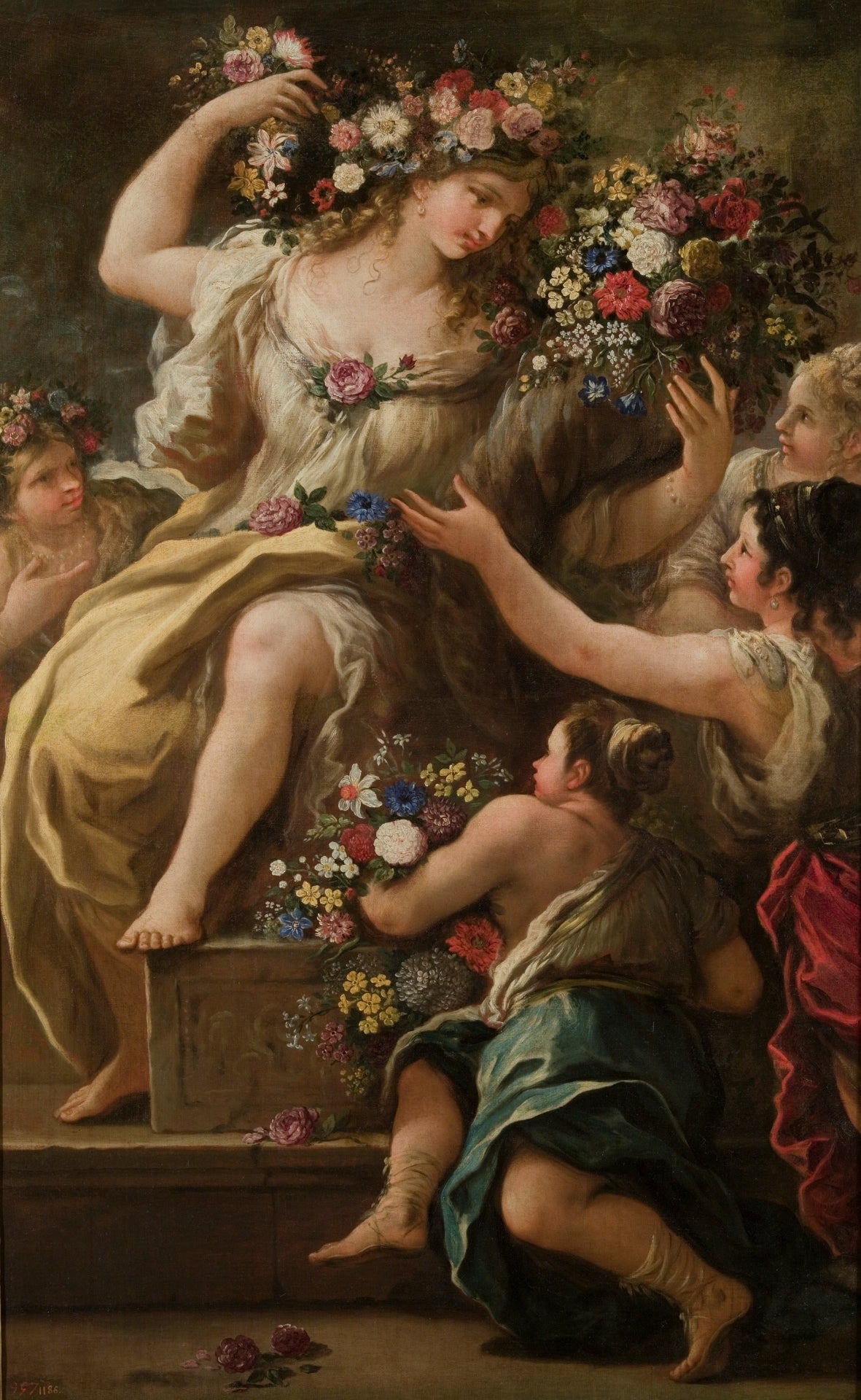 La déesse Flora - Luca Giordano image 1 reproduction d’œuvre d’art à l’huile