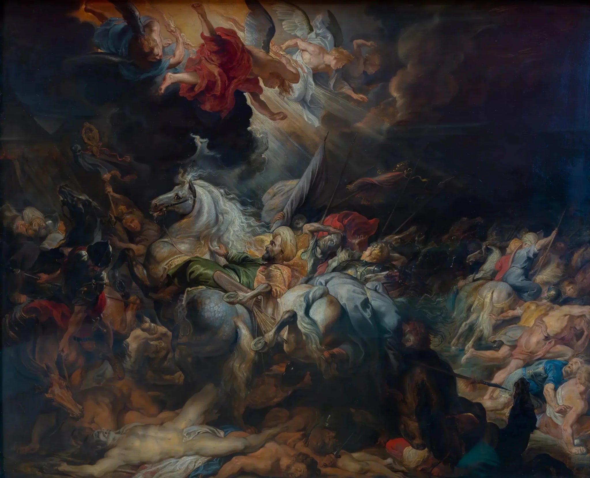 La Défaite de Sennachérib - Peter Paul Rubens image 1 copie peinte à la main à l’huile