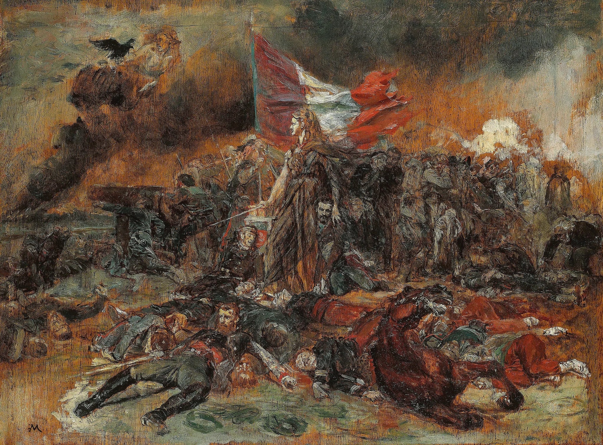 La défense de Paris - Ernest Meissonier image 1 copie peinte à la main à l’huile