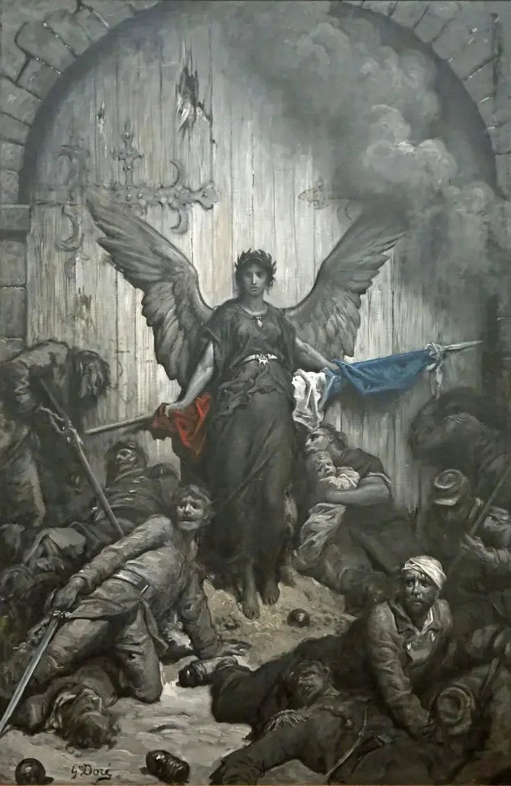 La Défense de Paris - Gustave Doré image 1 reproduction artisanale de tableau