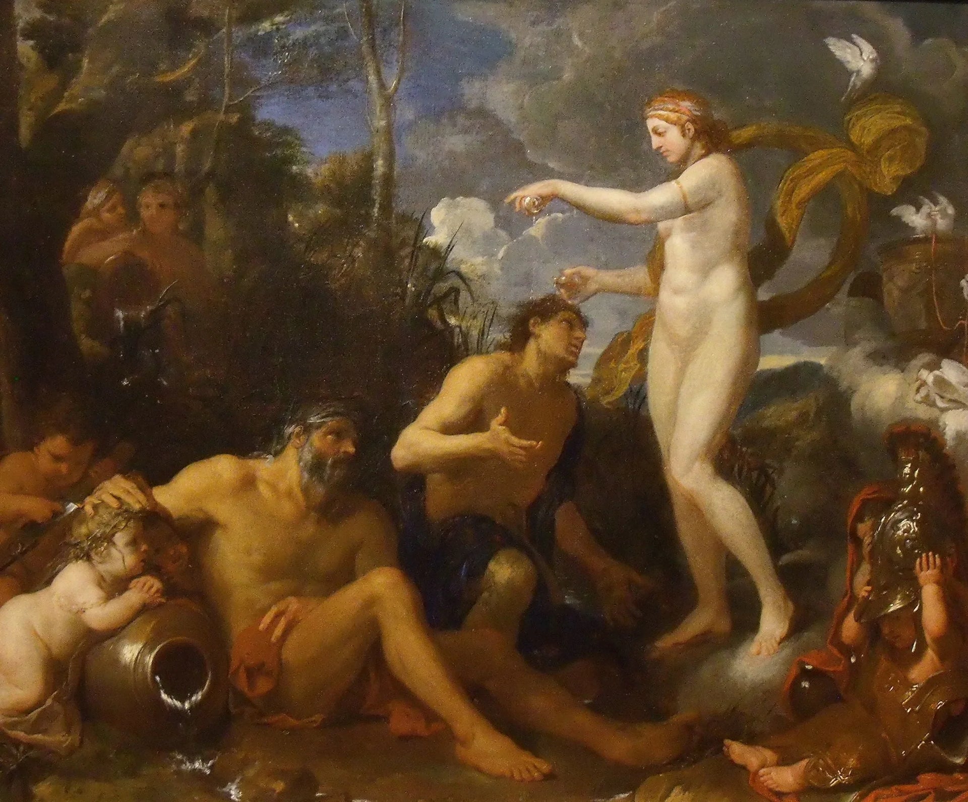 La Déification d'Énée - Charles Le Brun image 1 copie de tableau peinte à la main