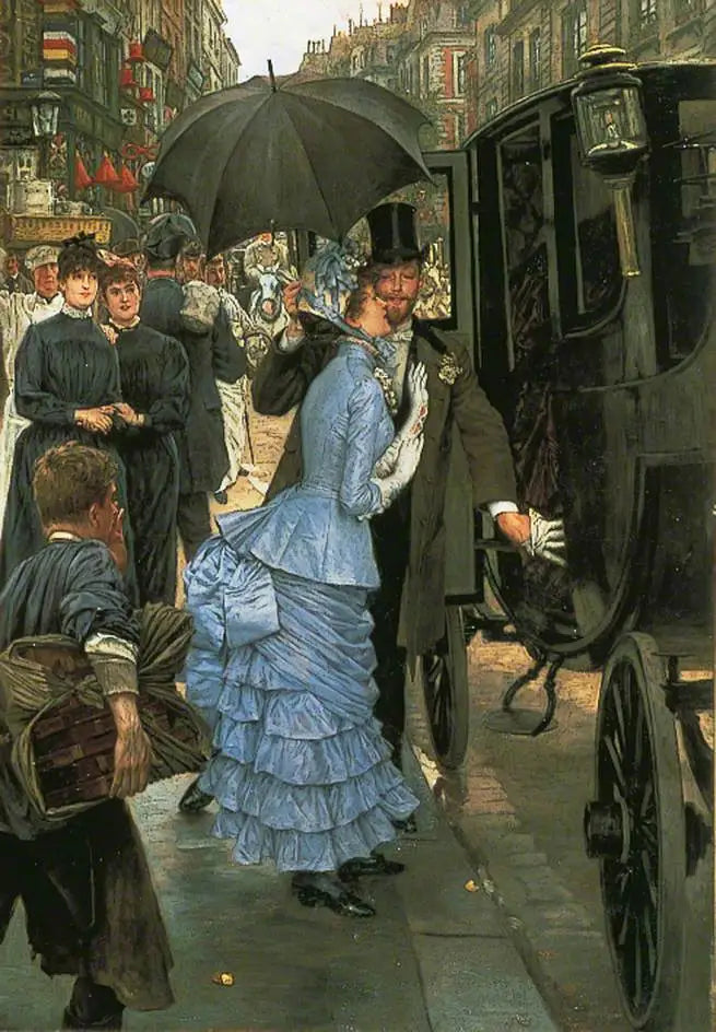 La demoiselle d'honneur - James Tissot image 1 copie peinte à la main à l’huile
