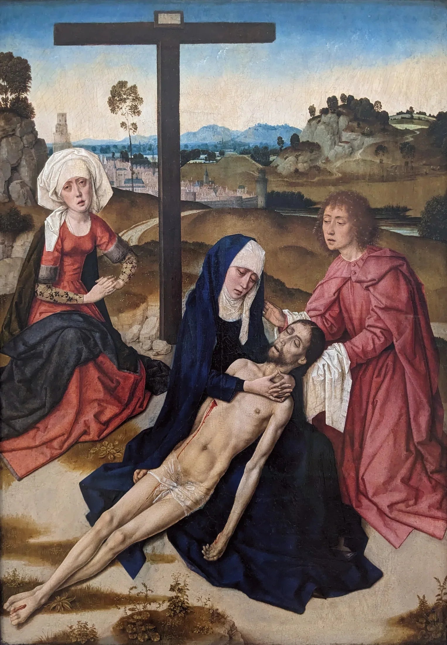 La Déploration du Christ - Dirk Bouts image 1 tableau peint à l’huile sur toile