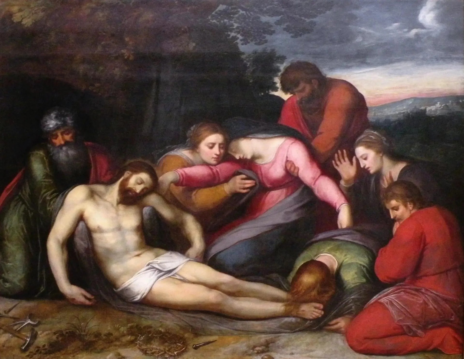 La Déploration du Christ - Peter Paul Rubens image 1 reproduction de peinture à l’huile