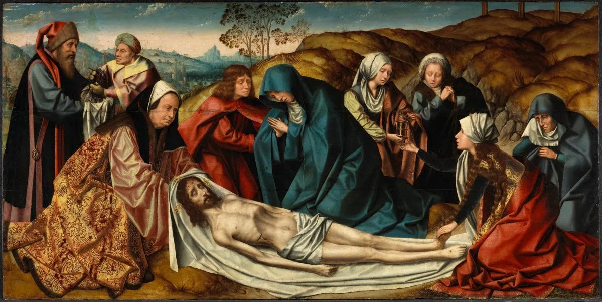 La Déploration du Christ - Quentin Metsys image 1 copie peinte à la main à l’huile