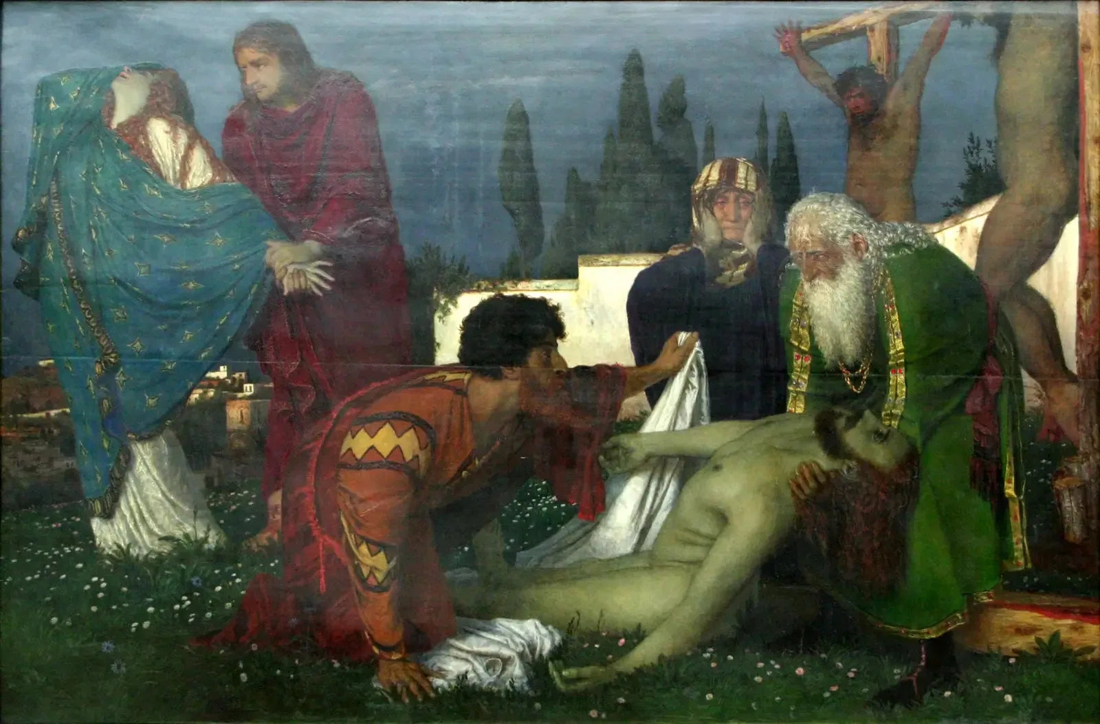 La Déposition - Arnold Böcklin image 1 reproduction artisanale de tableau