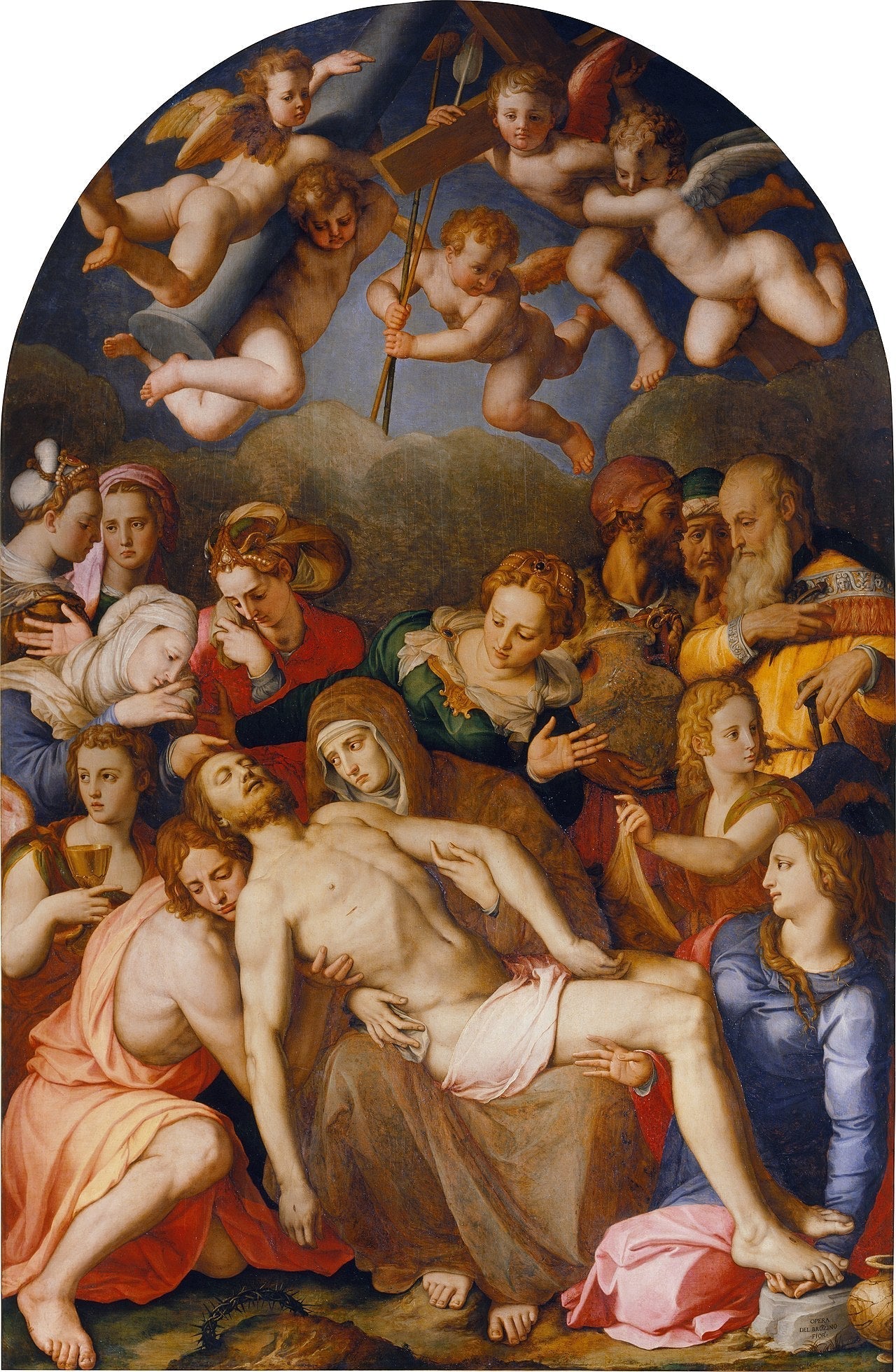 La Déposition du Christ - Bronzino image 1 tableau peint à l’huile sur toile