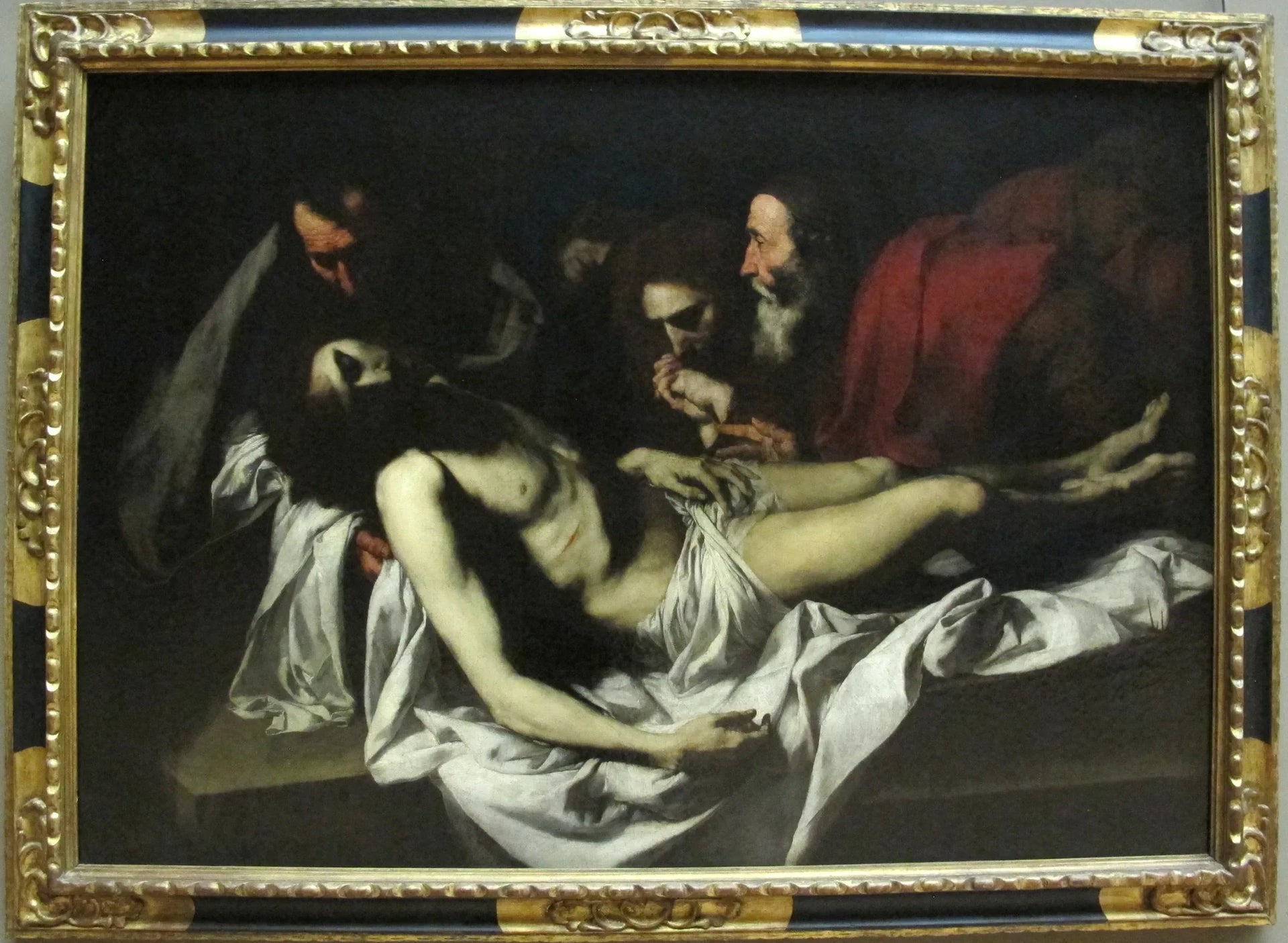 La Déposition du Christ - Jusepe de Ribera image 1 reproduction de peinture à l’huile