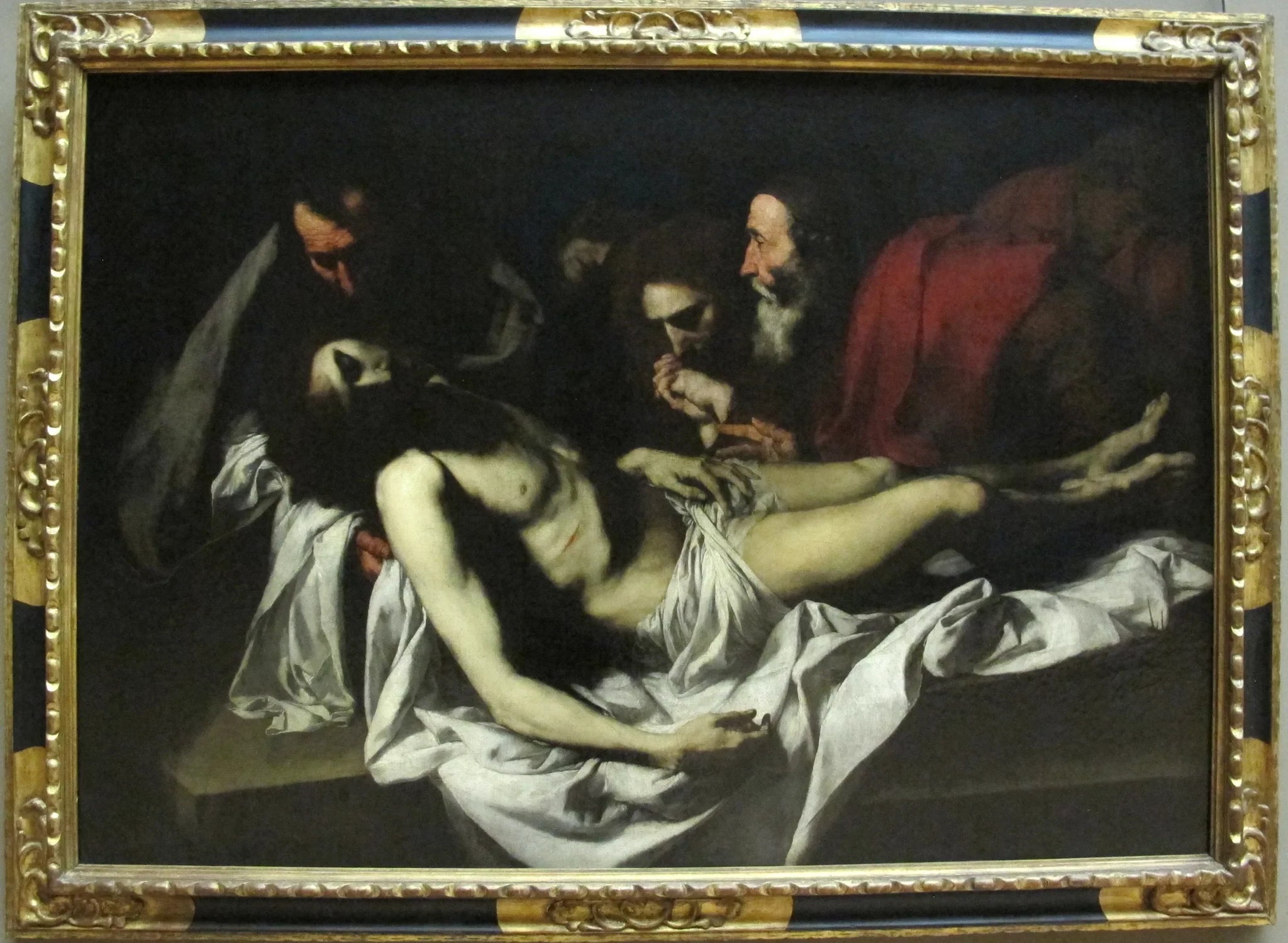 La Déposition du Christ - Jusepe de Ribera image 1 reproduction de peinture à l’huile