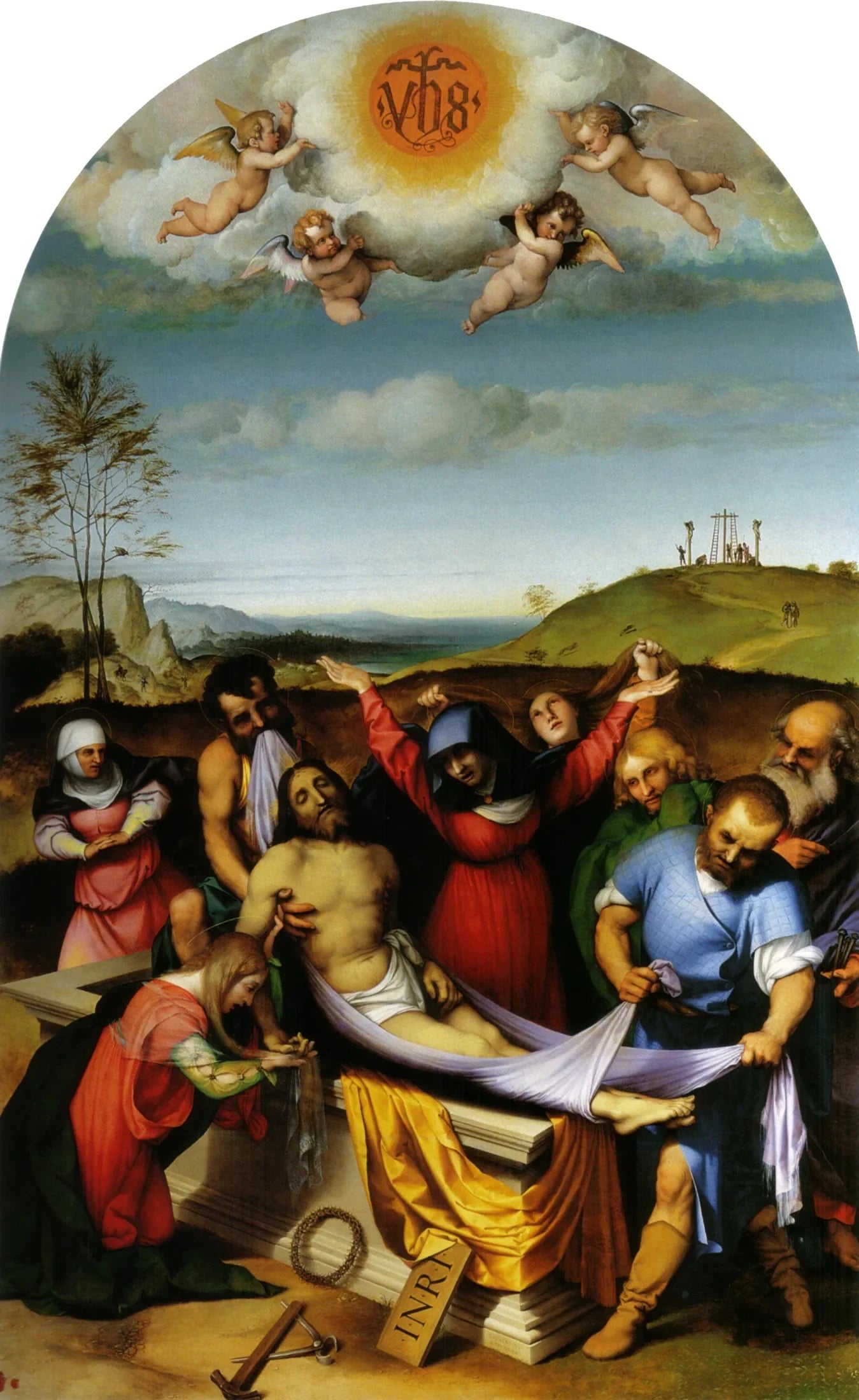 La Déposition - Lorenzo Lotto image 1 reproduction de peinture à l’huile