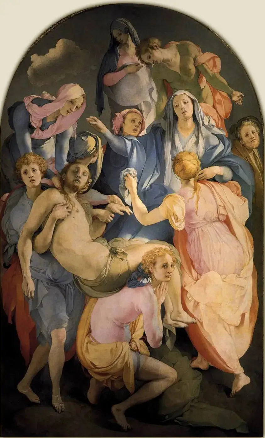 La Déposition - Pontormo image 1 copie de tableau peinte à la main