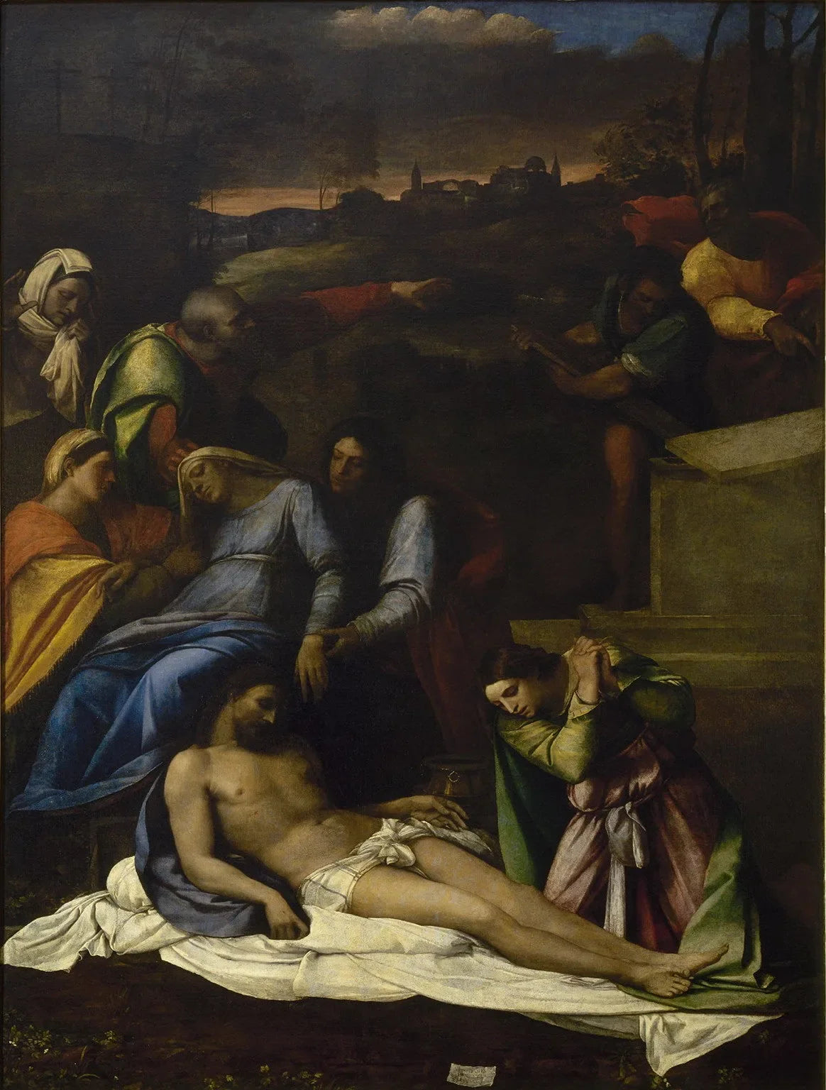La Déposition - Sebastiano del Piombo image 1 copie peinte à la main à l’huile