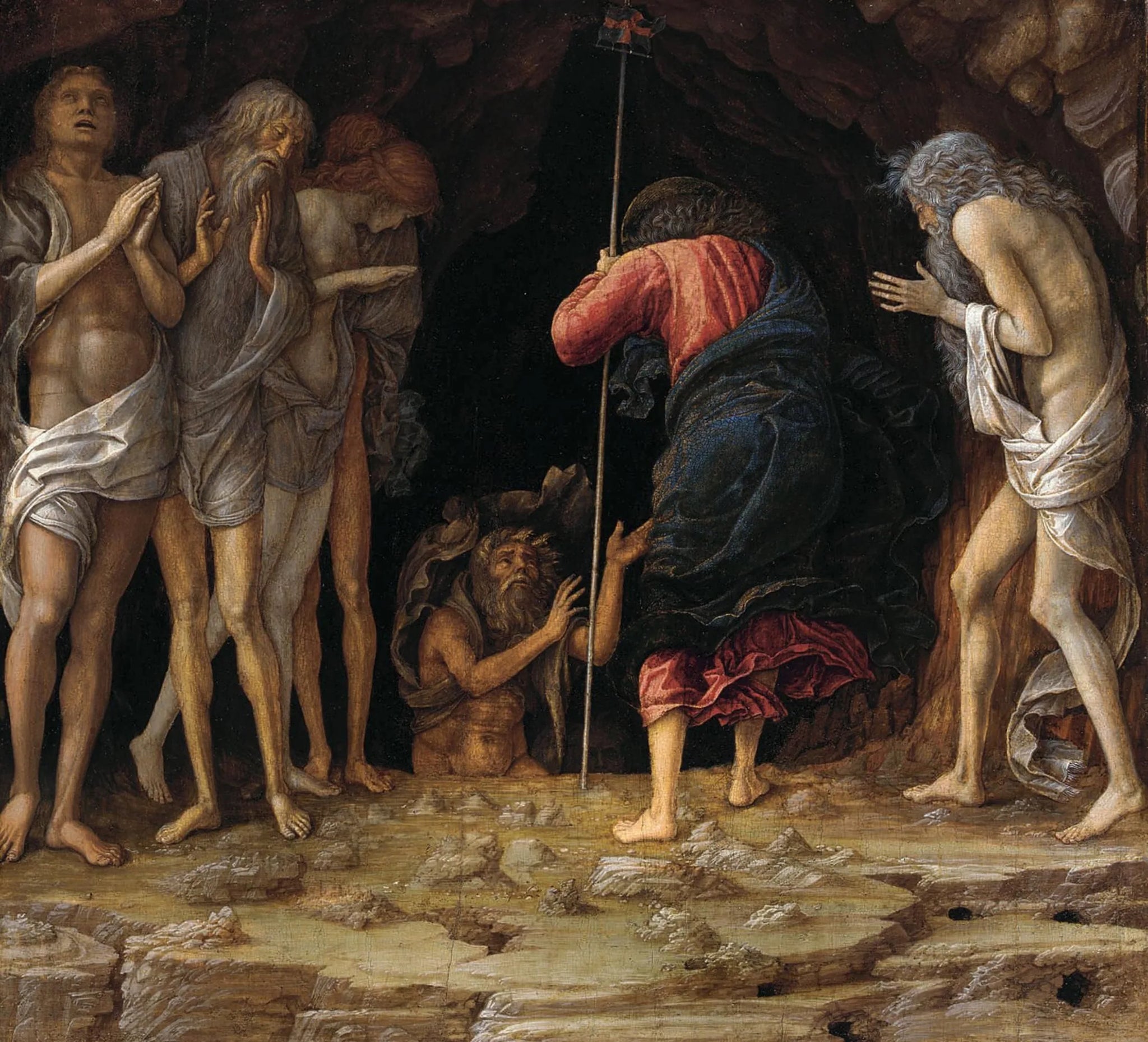 La Descente dans les limbes - Andrea Mantegna image 1 tableau peint à l’huile sur toile