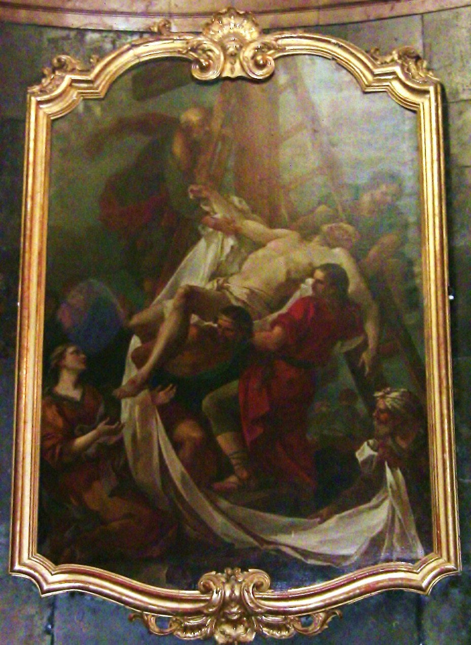 La Descente de Croix - Charles-Joseph Natoire image 1 tableau peint à l’huile sur toile