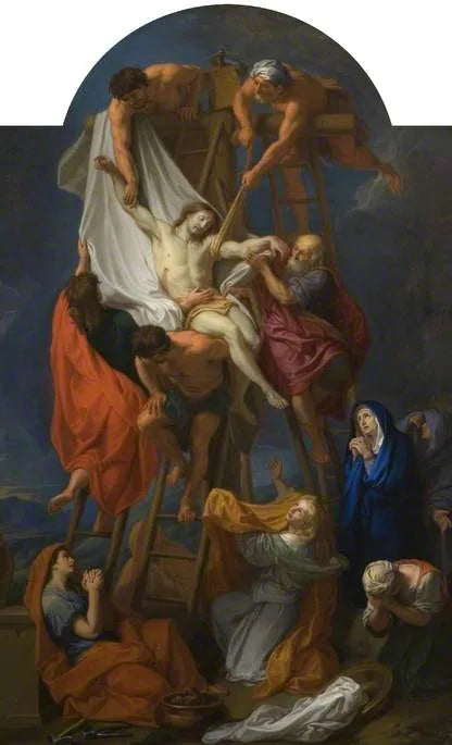 La Descente de la Croix - Charles Le Brun image 1 copie peinte à la main à l’huile