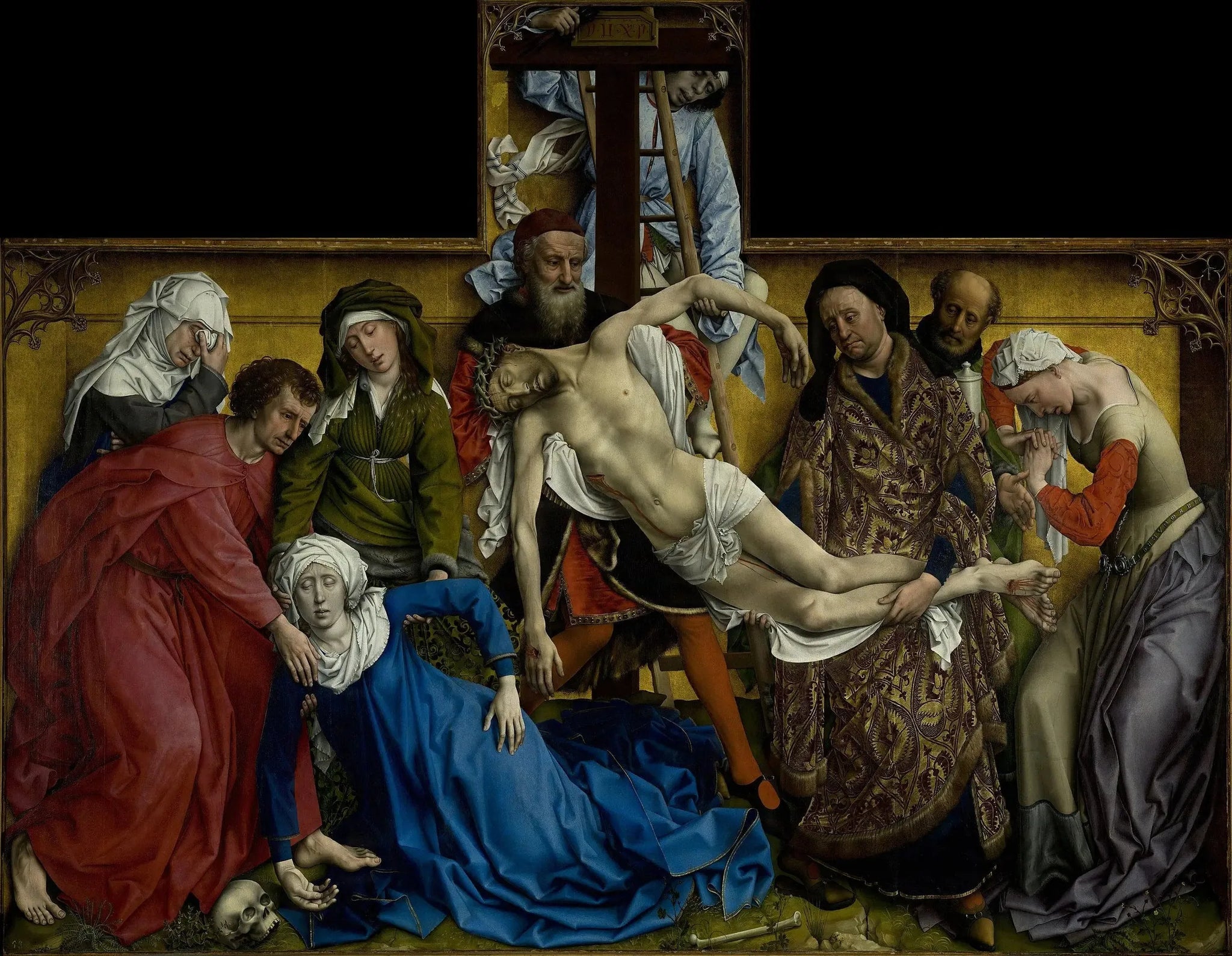 La Descente de Croix - Rogier van der Weyden image 1 reproduction artisanale de tableau
