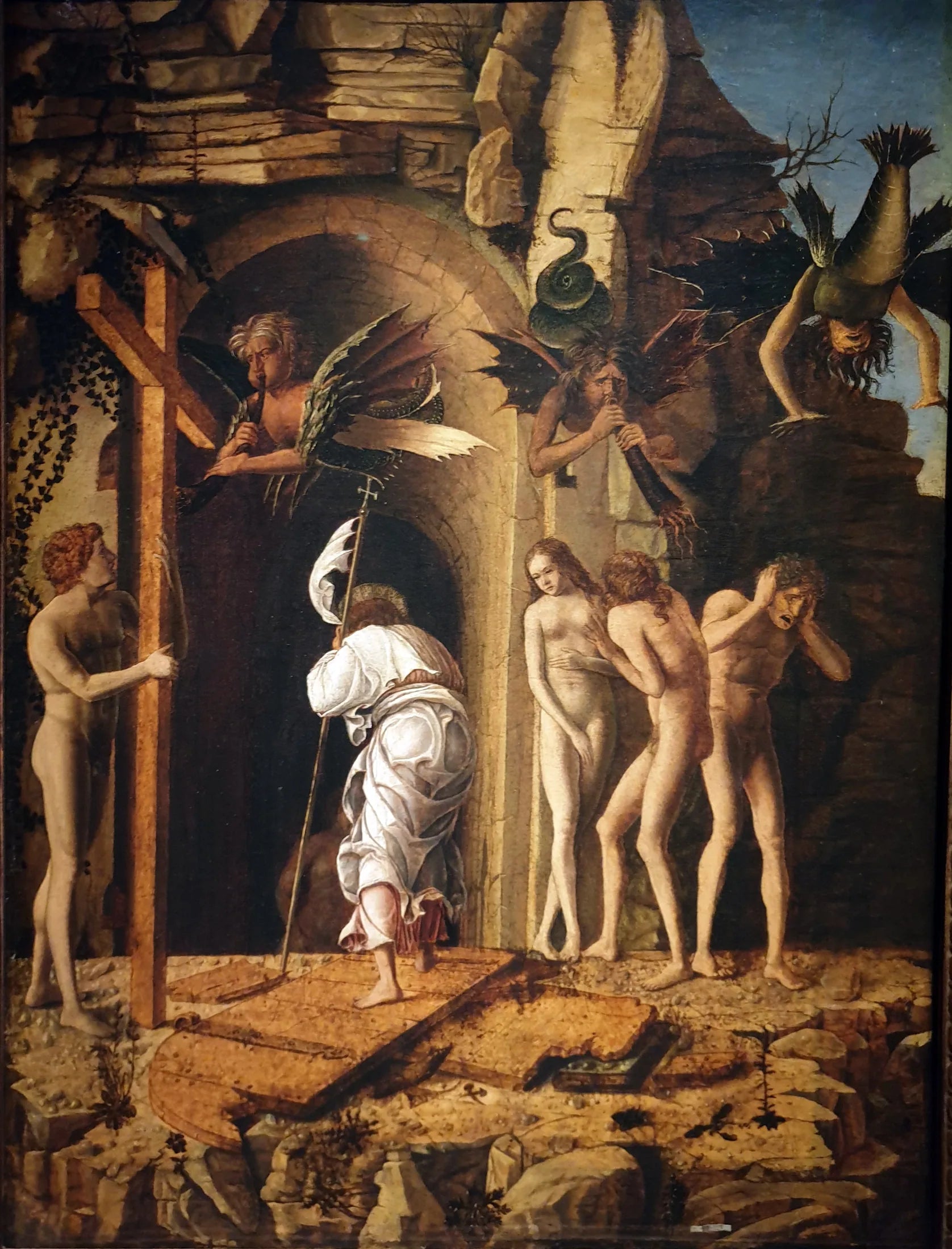 La descente du Christ aux limbes - Giovanni Bellini image 1 copie peinte à la main à l’huile
