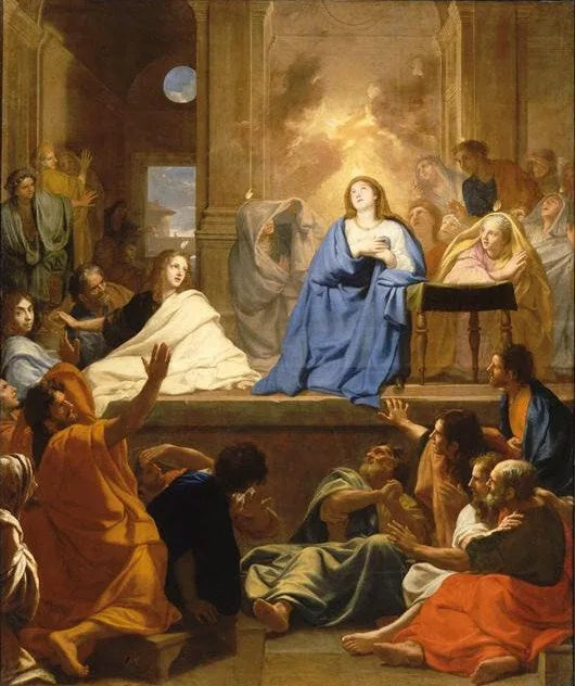 La Descente du saint Esprit - Charles Le Brun image 1 tableau peint à l’huile sur toile