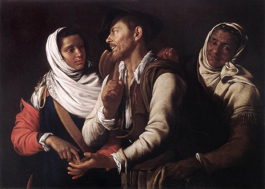 La déseuse de bonne aventure - Simon Vouet