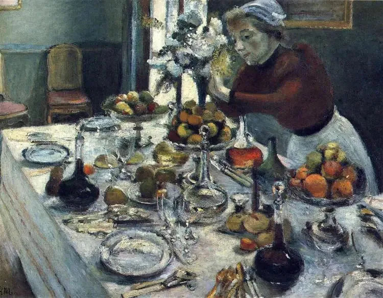 La desserte - Henri Matisse image 1 copie de tableau peinte à la main