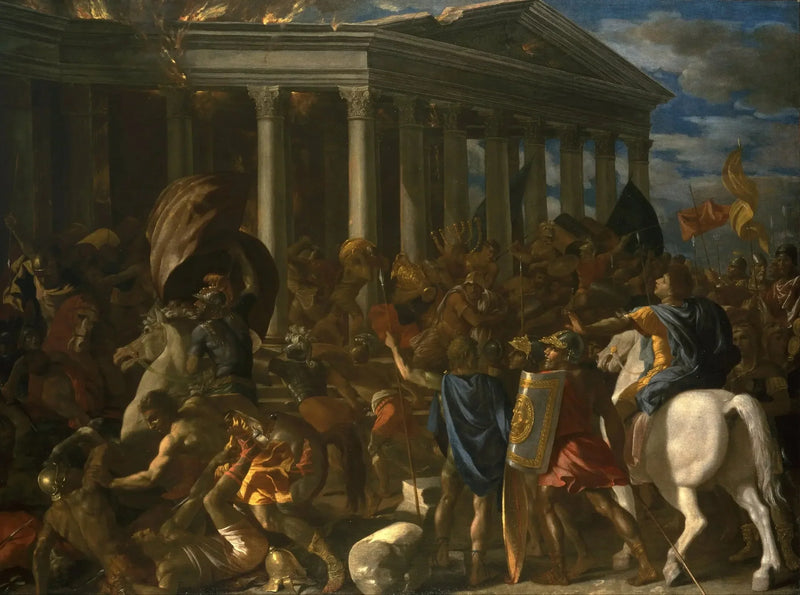 La Destruction du temple de Jérusalem - Nicolas Poussin