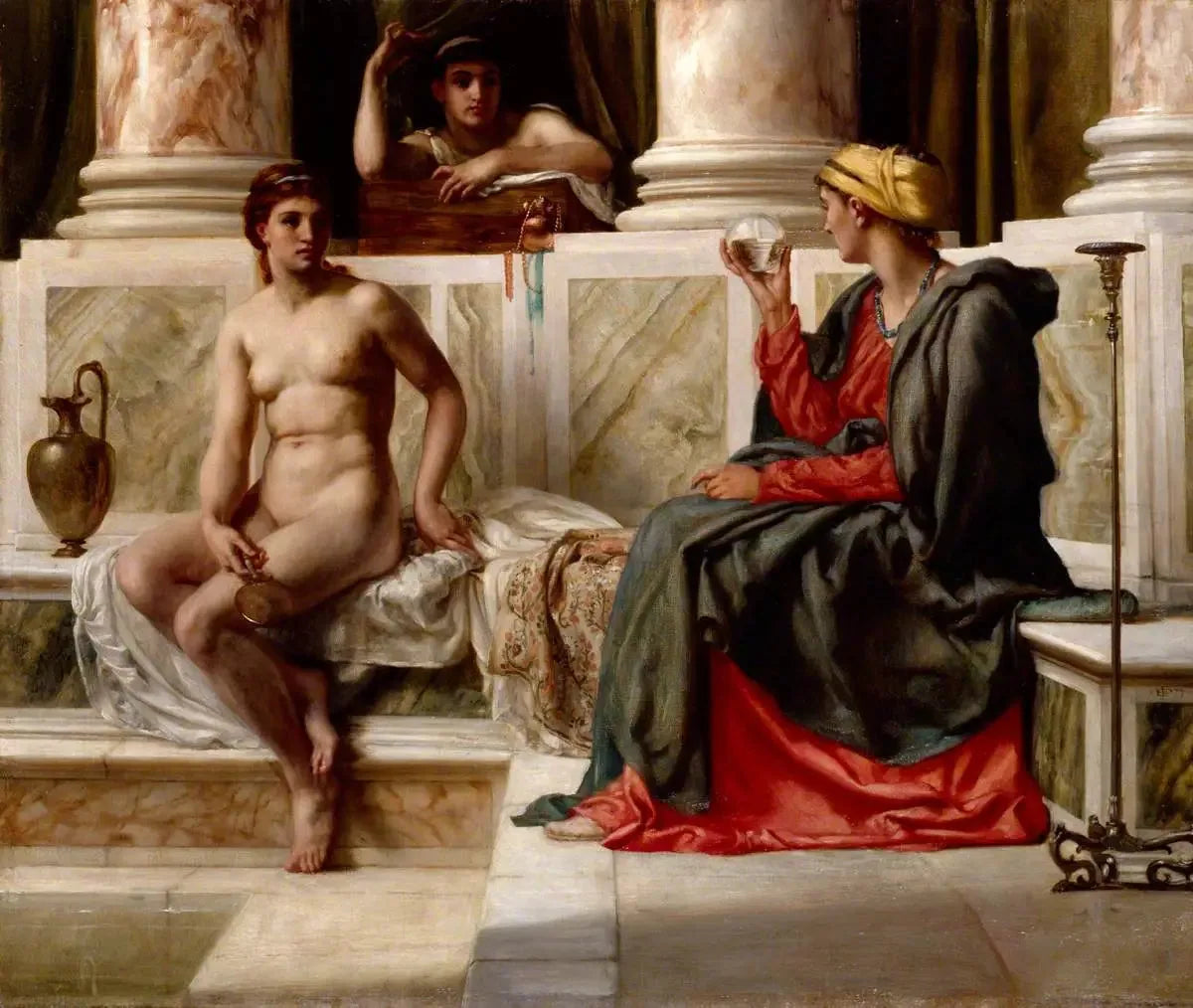 La diseuse de bonne aventure - Edward Poynter image 1 reproduction réalisée par Alpha Reproduction