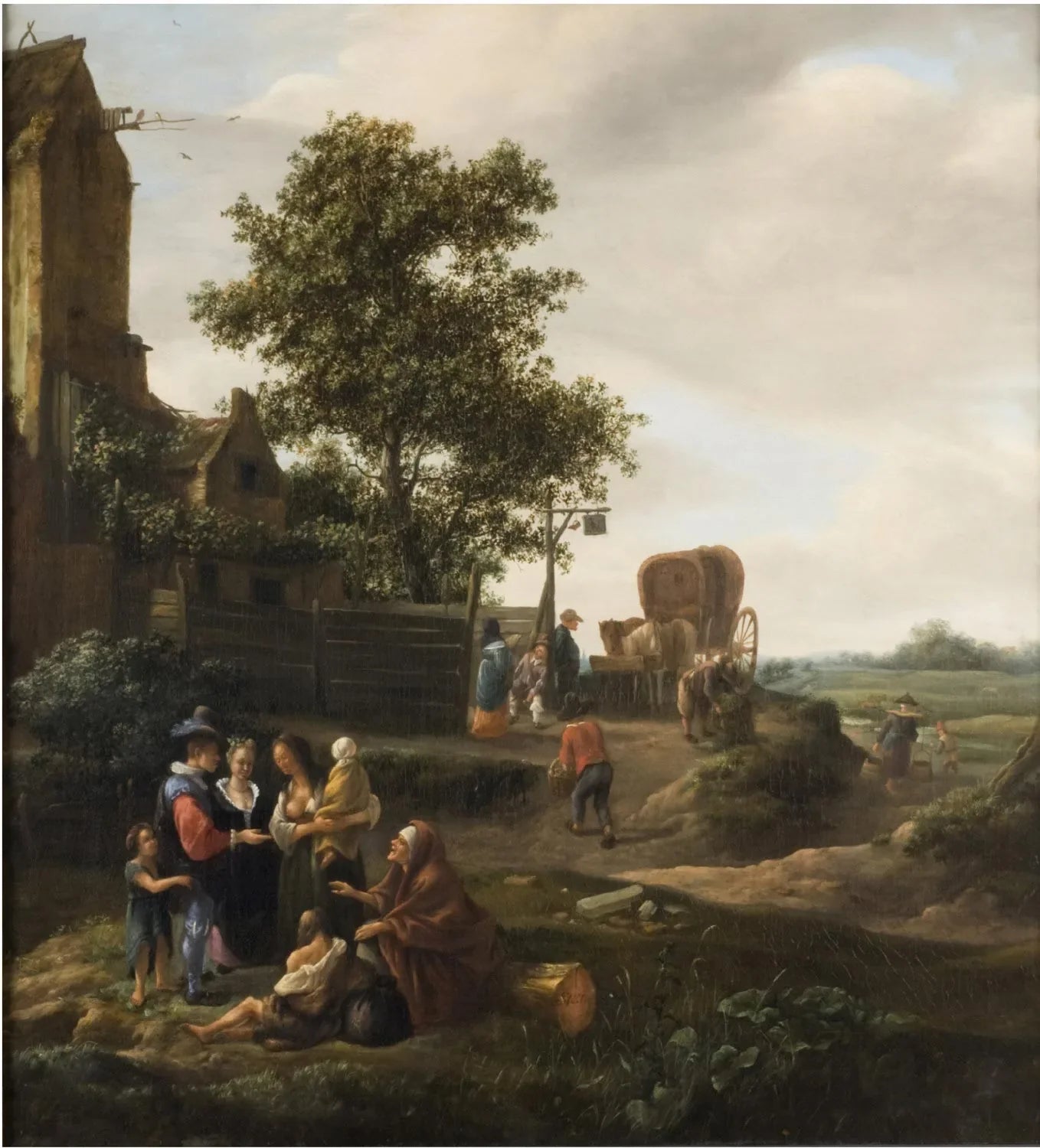 La diseuse de bonne aventure - Jan Steen image 1 copie de tableau peinte à la main