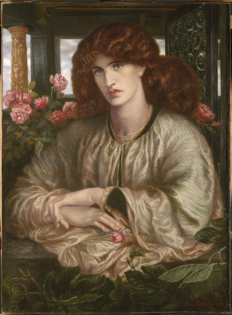 La Donna della Finestra - Dante Gabriel Rossetti image 1 copie peinte à la main à l’huile
