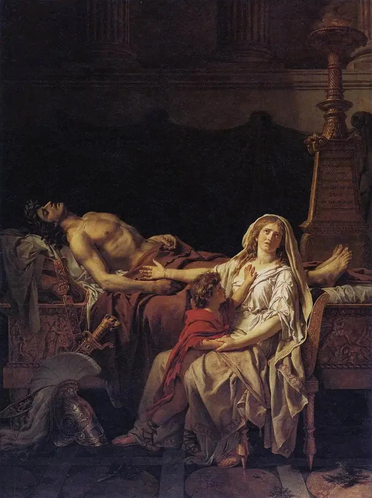 La Douleur d'Andromaque - Jacques-Louis David