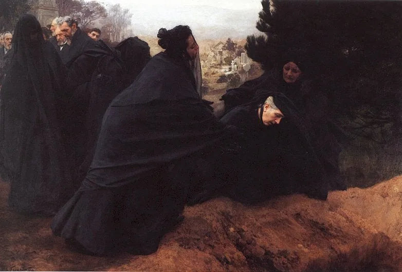 La Douleur - Émile Friant image 1 reproduction artisanale de tableau