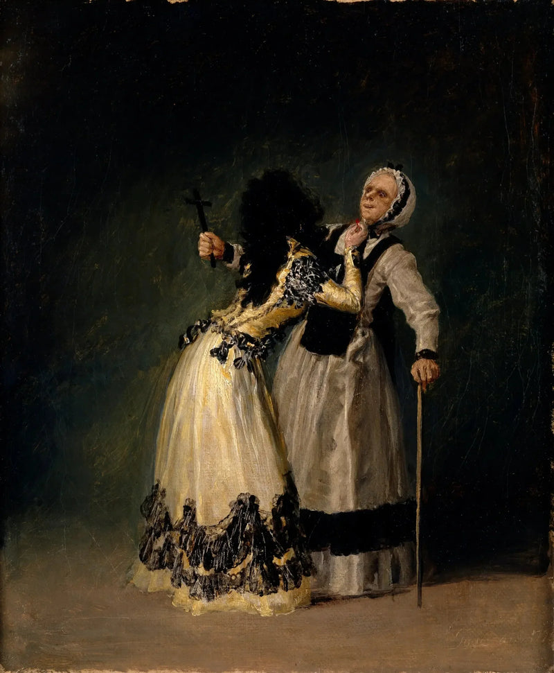 La duchesse d'Alba et la bigote - Francisco de Goya