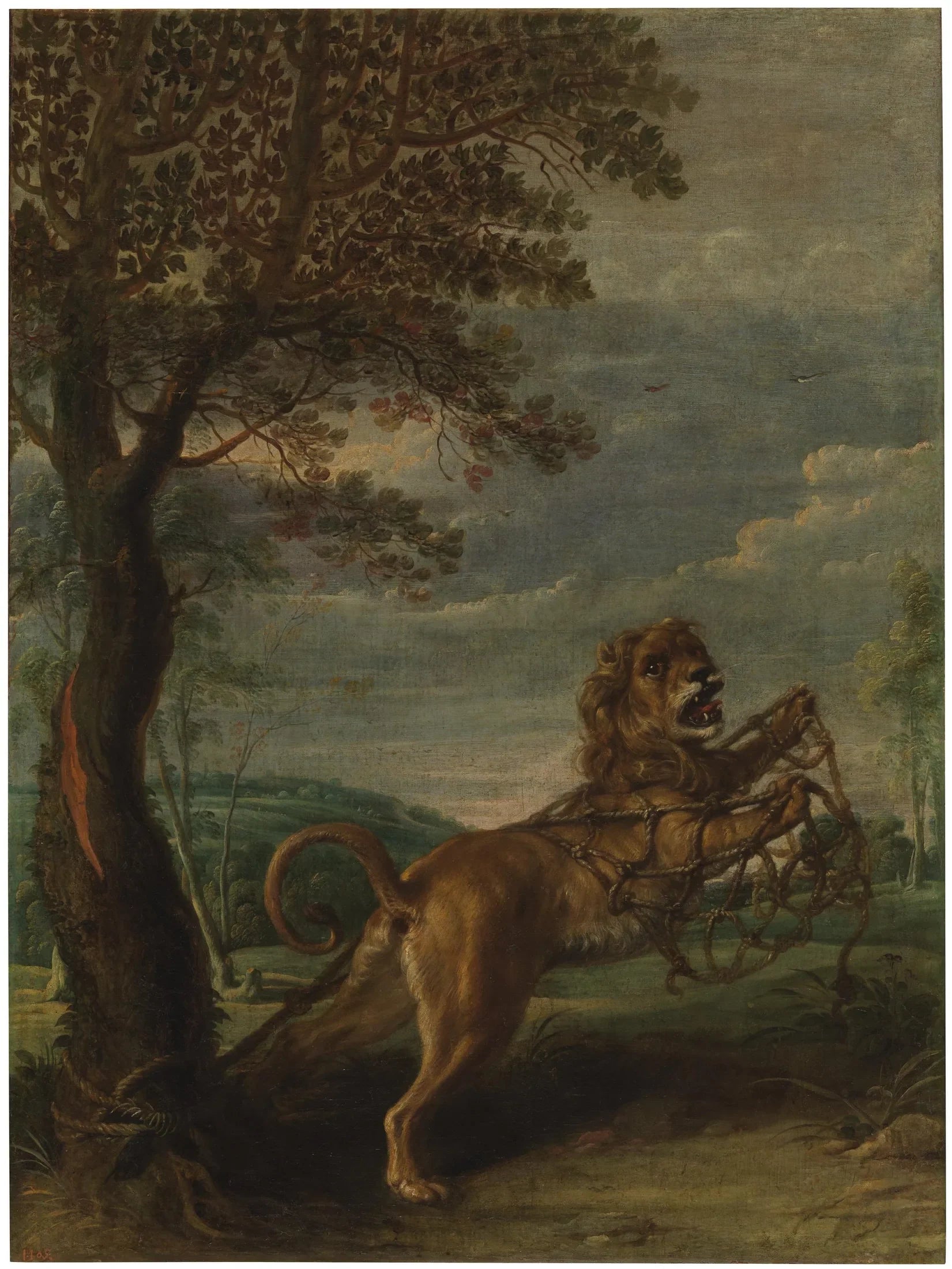 La fable d'Ésope : Le Lion et la Souris - Frans Snyders image 1 reproduction réalisée par Alpha Reproduction