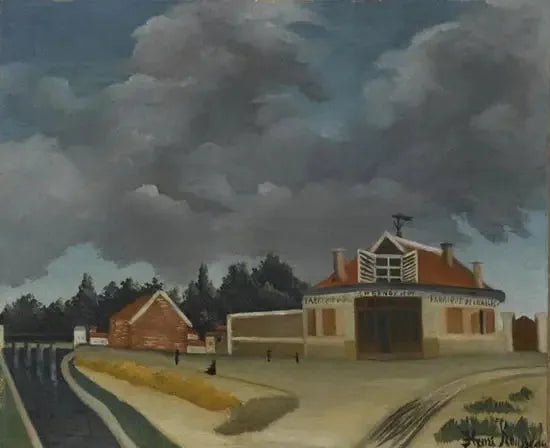 La Fabrique de chaises - Henri Rousseau image 1 reproduction d’œuvre d’art à l’huile