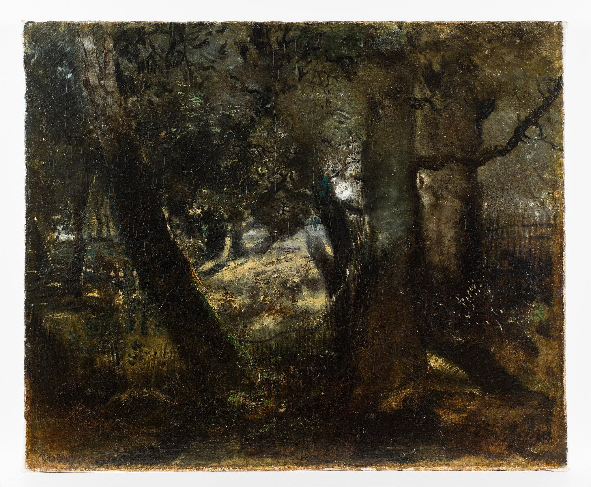 La faisanderie dans la forêt de Compiègne - Théodore Rousseau image 1 reproduction de peinture à l’huile
