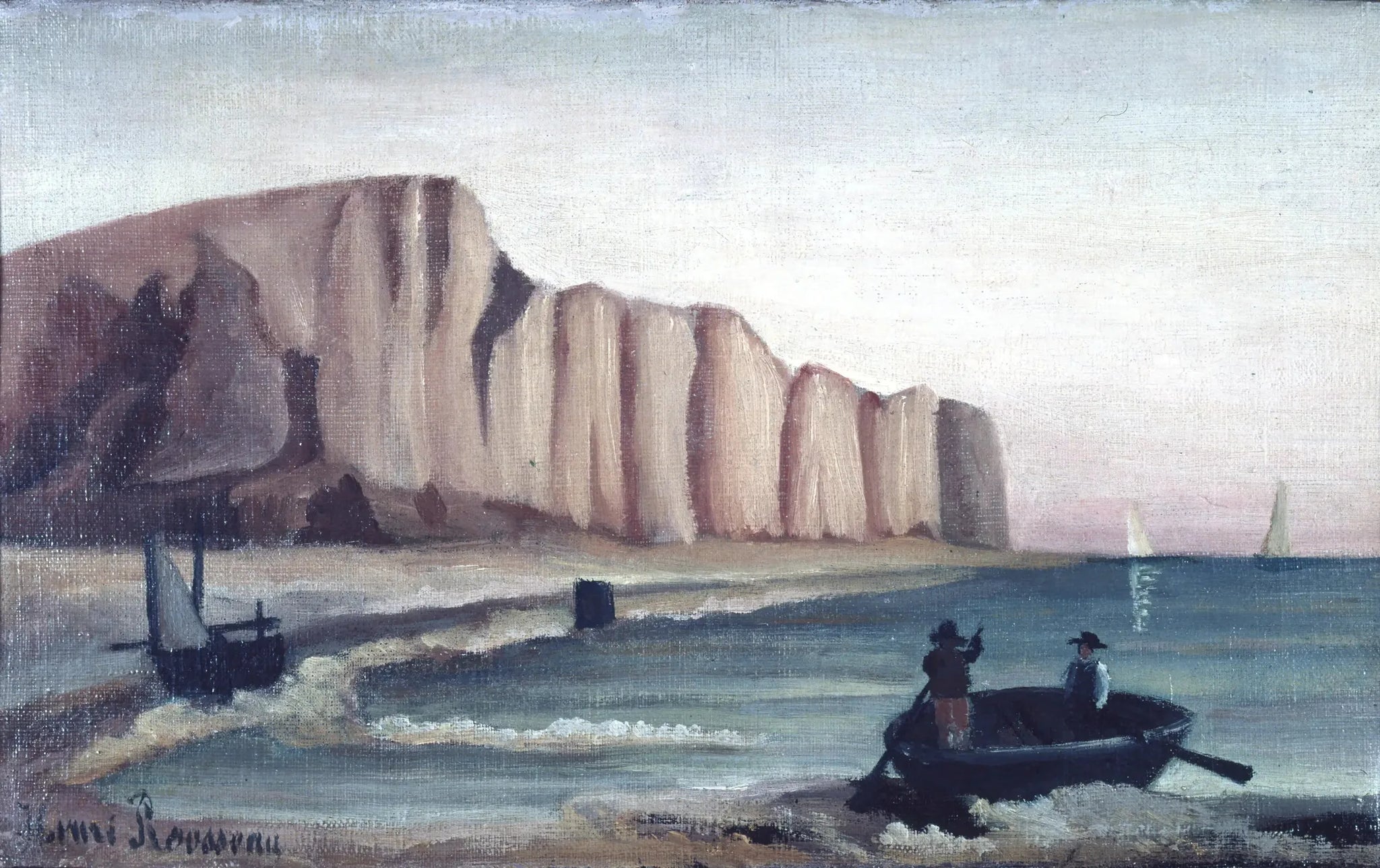 La Falaise - Henri Rousseau image 1 reproduction réalisée par Alpha Reproduction