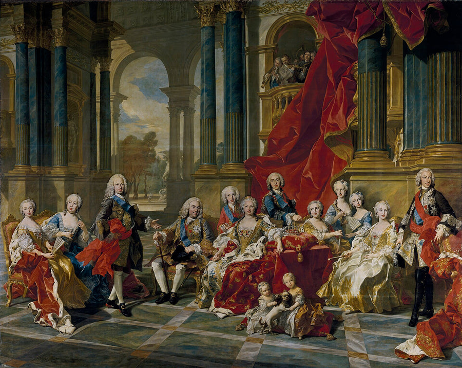 La Famille de Philippe V - Louis-Michel van Loo