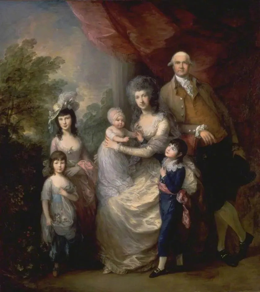 La Famille Baillie - Thomas Gainsborough image 1 tableau peint à l’huile sur toile
