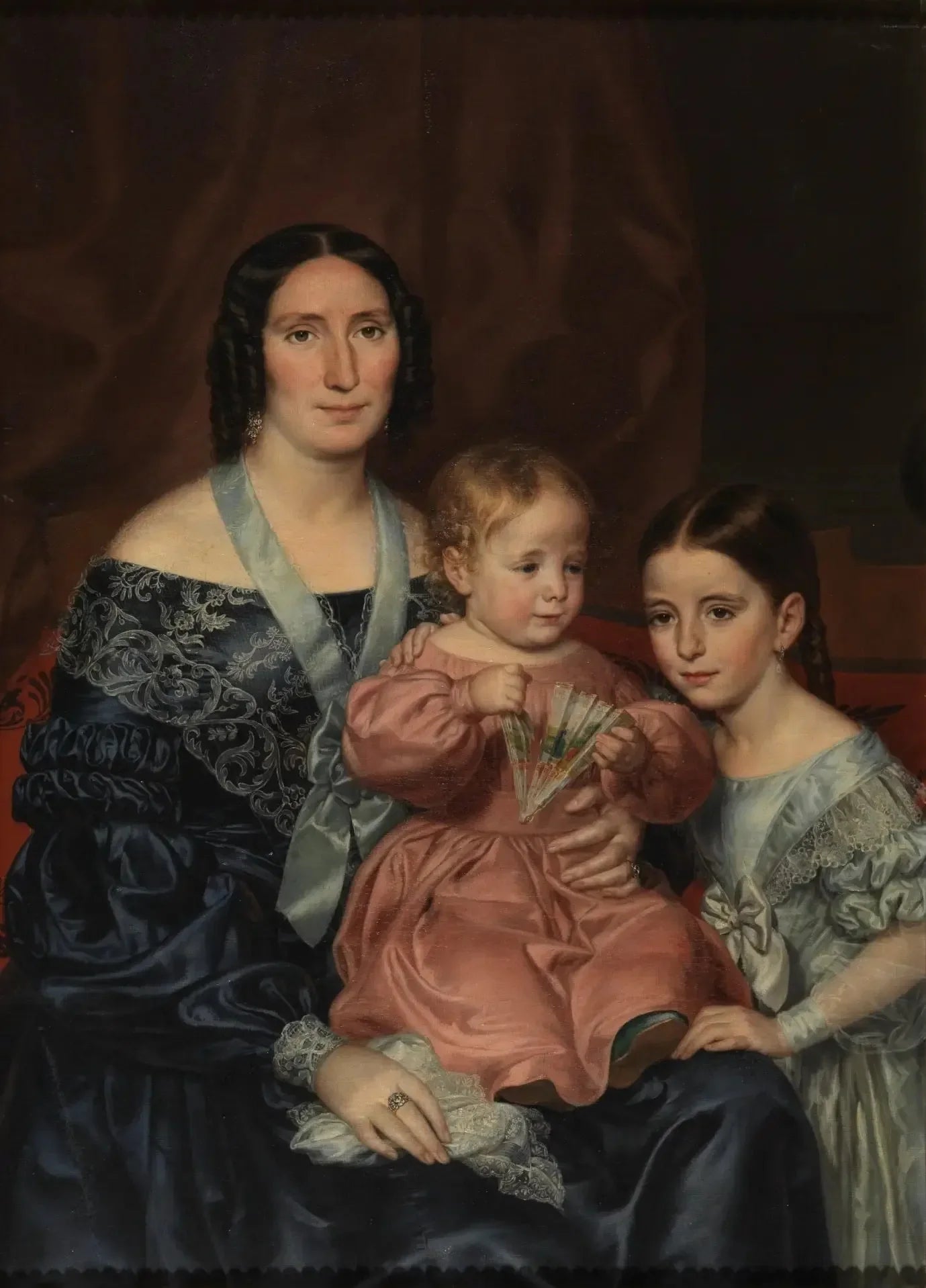 La famille Barrio - Rafael Tejeo image 1 reproduction de peinture à l’huile