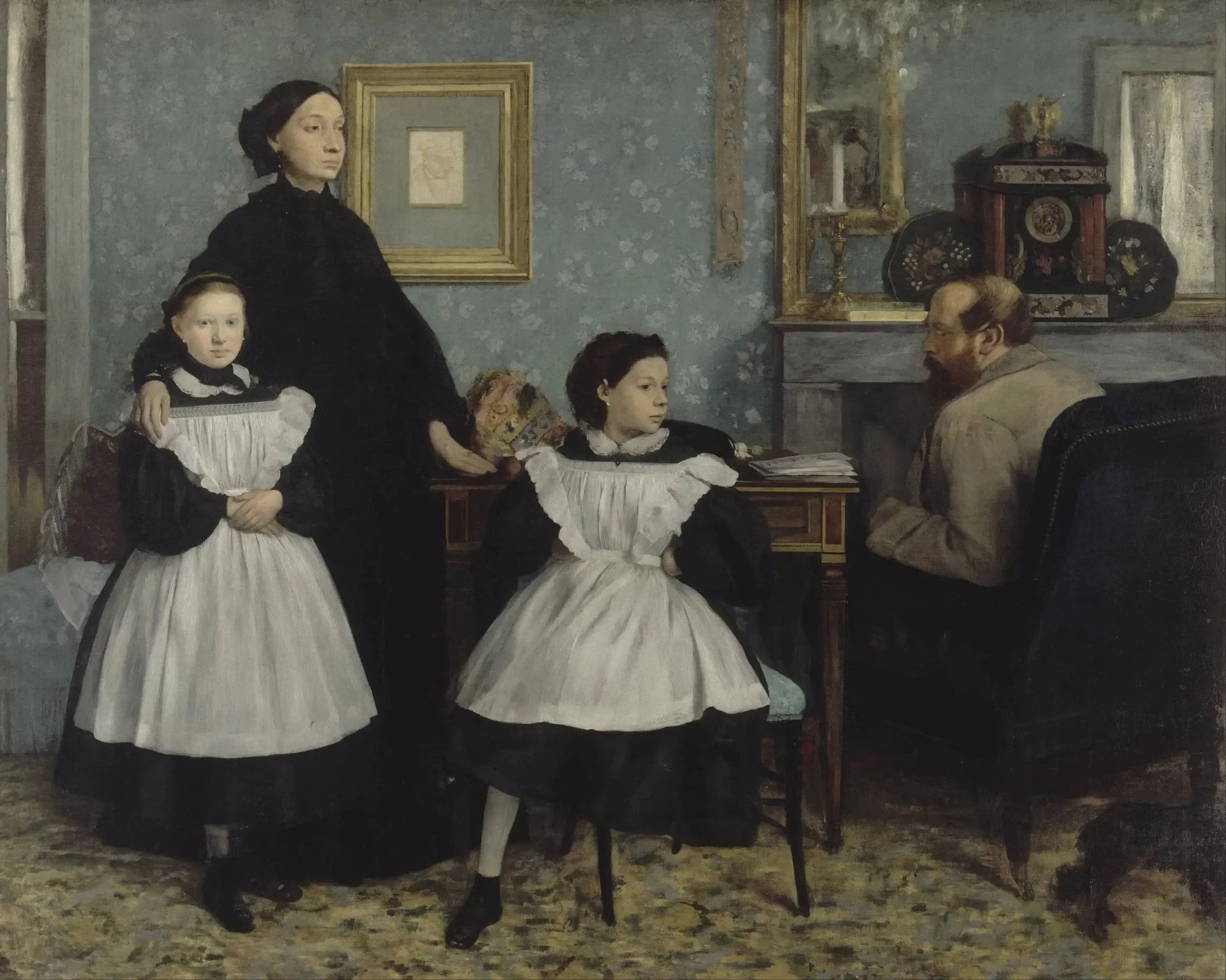 La Famille Bellelli - Edgar Degas image 1 reproduction réalisée par Alpha Reproduction