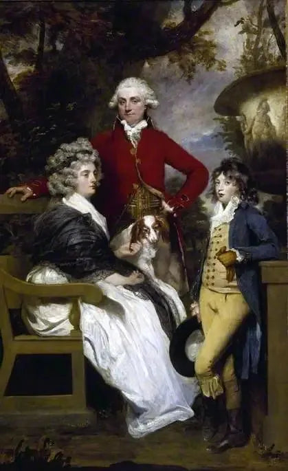 La famille Braddyll - Joshua Reynolds image 1 reproduction artisanale de tableau